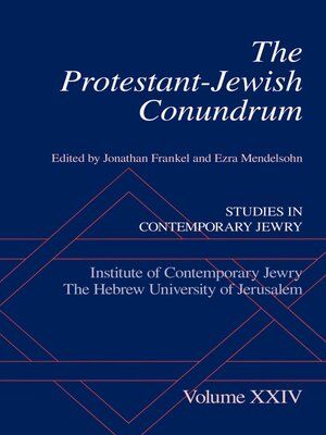 cover image of The Protestant-Jewish Conundrum